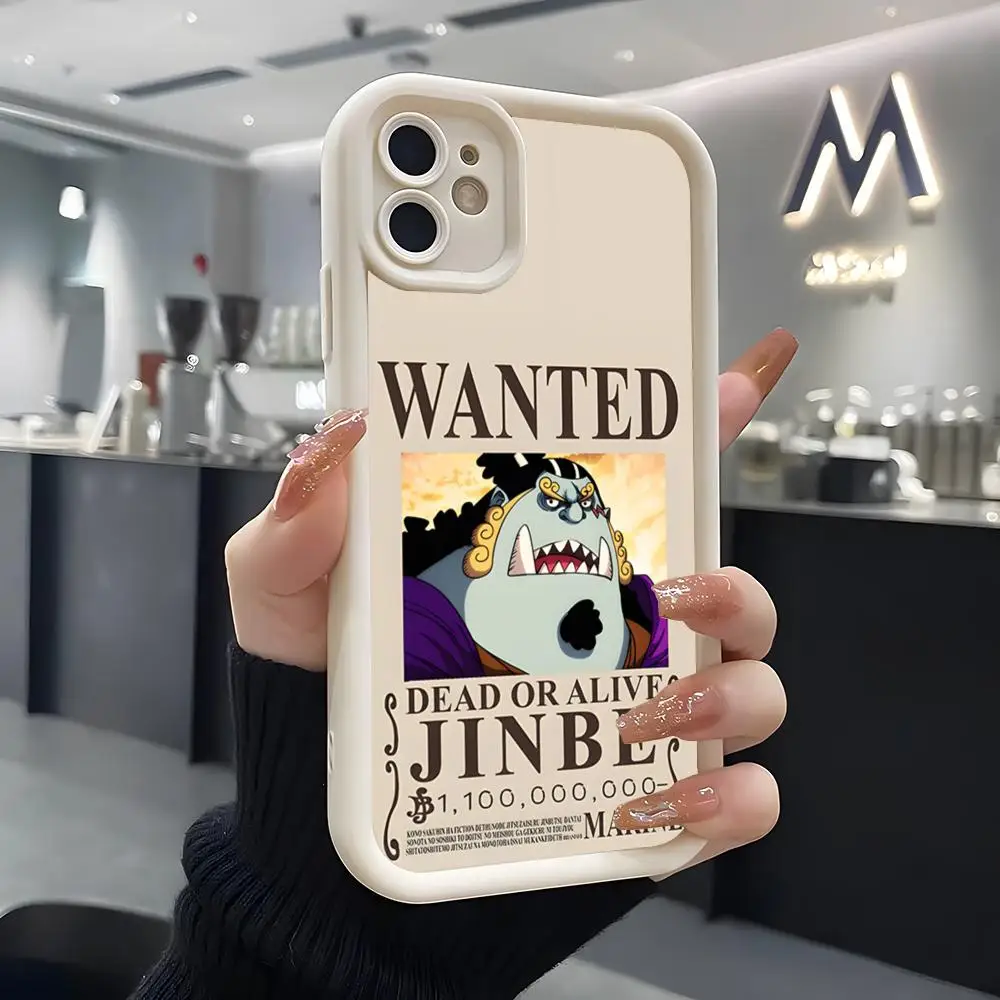 One Piece Wanted Poster Soft Silicone Phone Case - White Cover