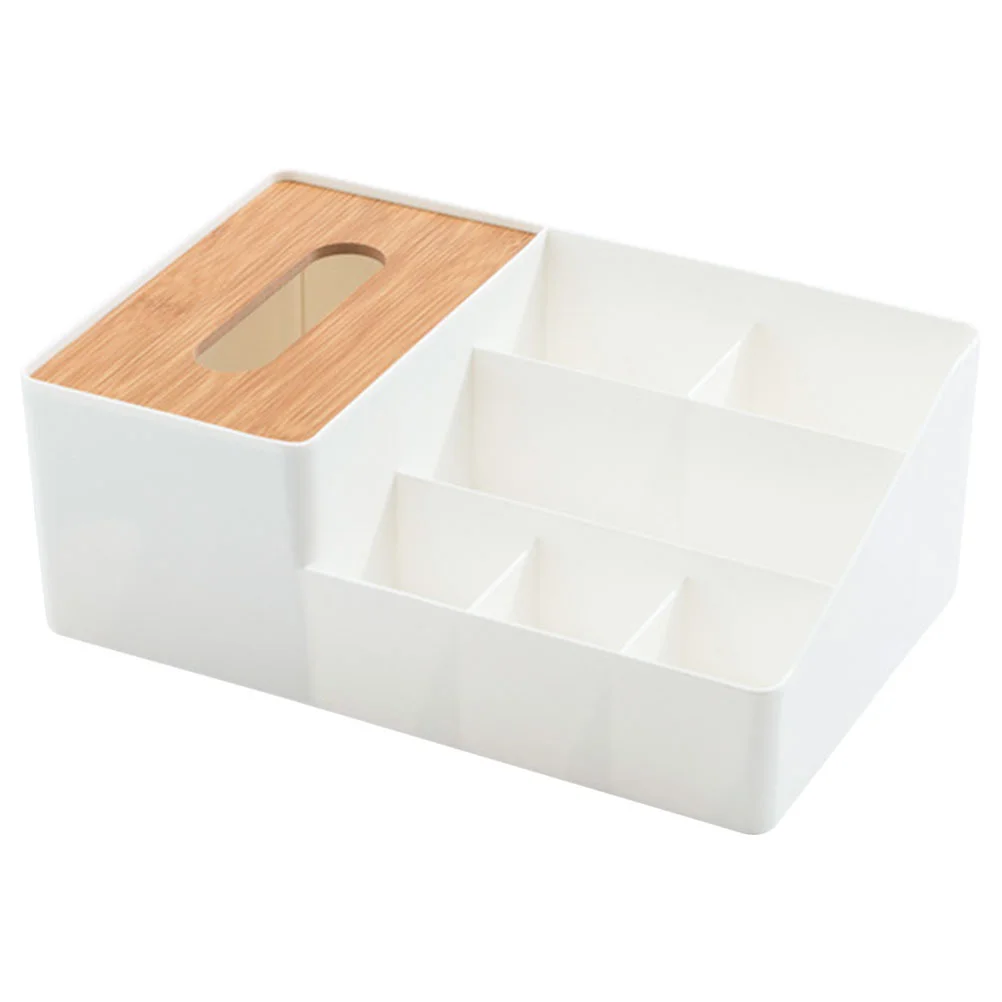 

Storage Box Man Paper Towel Holder Remote Controller Box Bamboo Tissue Containers