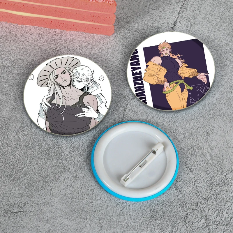 Jojo's Bizarre Adventure Anime Brooch Collection - HD Print Pins