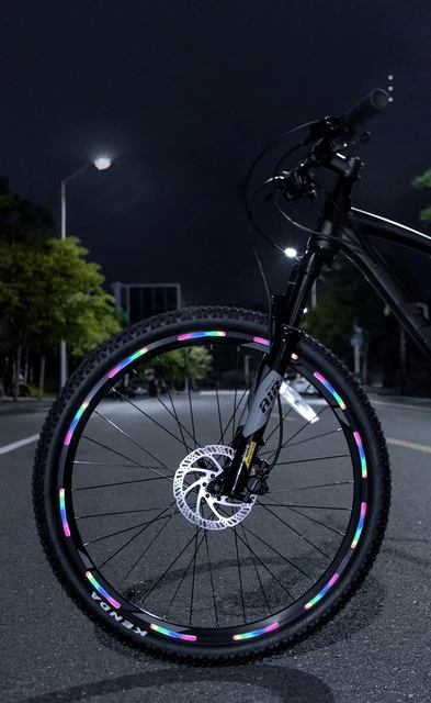 反射ホイール リムストライプ 自転車 防水夜間バイクヘルメット