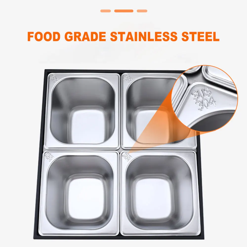 Commercial holding furnace milk tea equipment 304 stainless steel electric constant temperature heating furnace