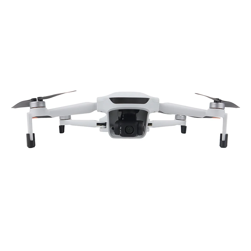 Trépied de protection pour drone Botan ATOM3 installé sous le drone, rehausse de 2mm visible.