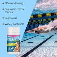 Comprimés de nettoyage pour piscine, concentré multifonctionnel, comprimés effervescents, nettoyage du spa, comprimés de chlore et de bromine, fournitures de nettoyage pour piscine 6