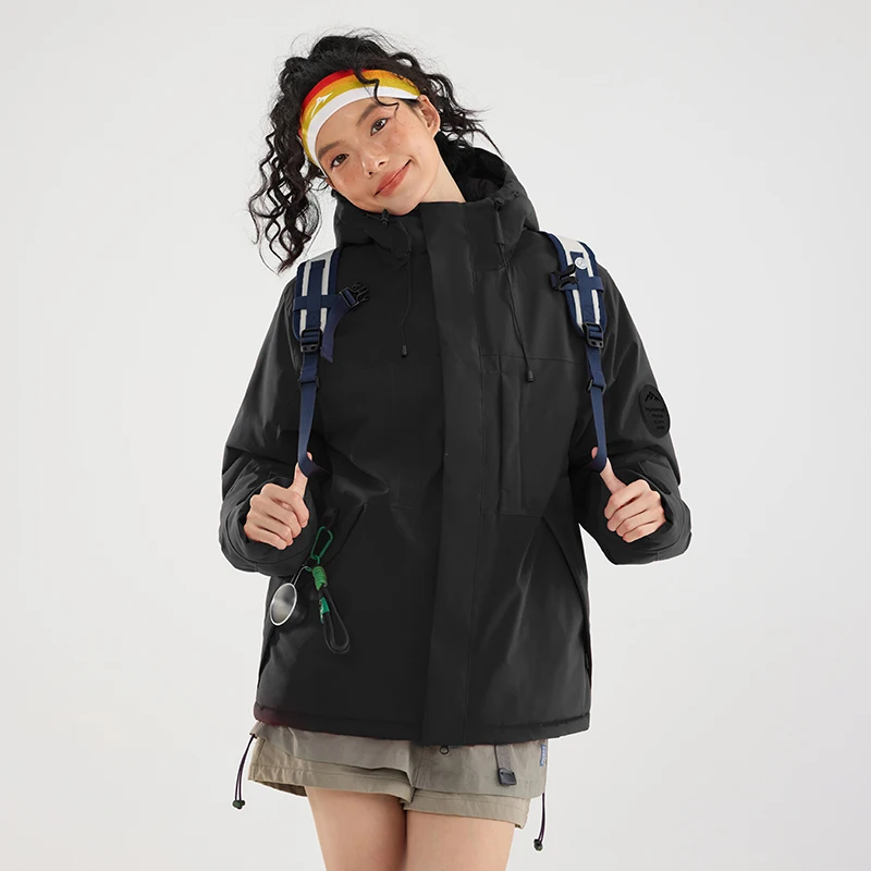 남성용 등산 재킷 가을 내구성 방풍 및 방수 원단 패션 힙합 디자인 캐주얼 중성 아웃도어 코트