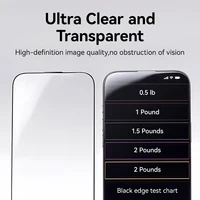 Joyroom 1/2/3pcs For iPhone 17 Pro Max HD Glass Screen Protector For iPhone 17/17Pro/17Air Full Screen Tempered Glass Protection - Image 2