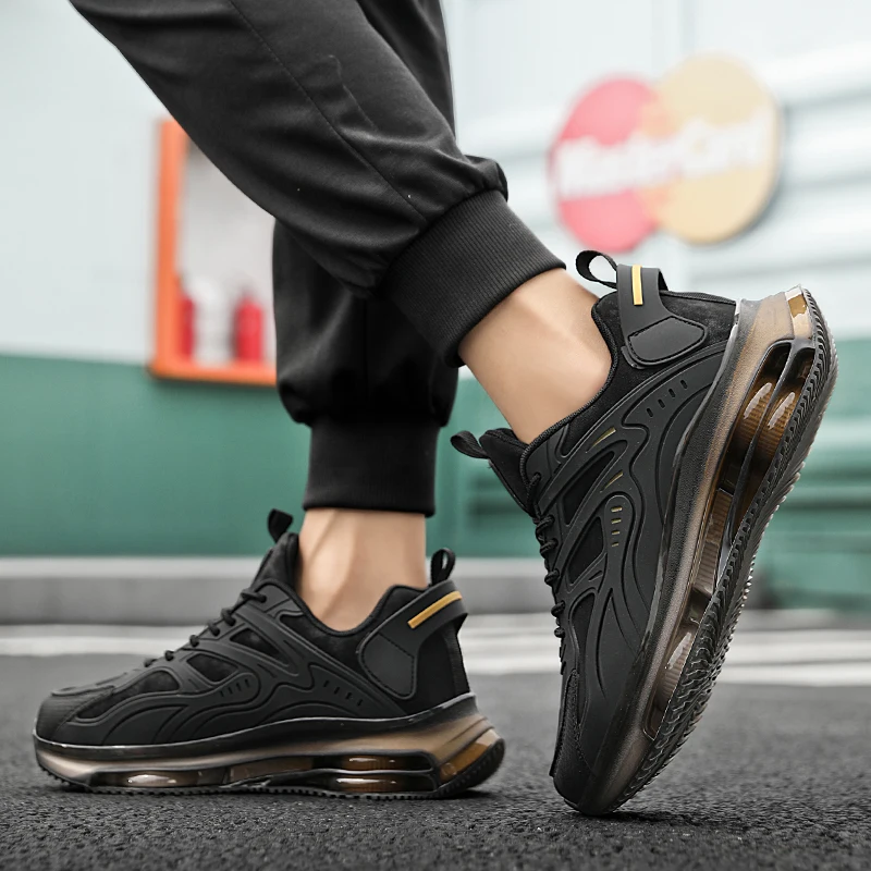 Men High-quality Vulcanized Shoes Comfortable Running Outdoor Walking Shoes Men Casual Shoes Sneakers Suitable for All Seasons 6