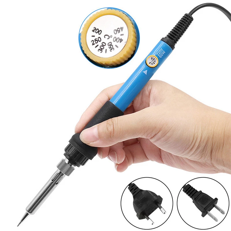 60W Electric Soldering Iron Adjustable Temperature Electric Soldering