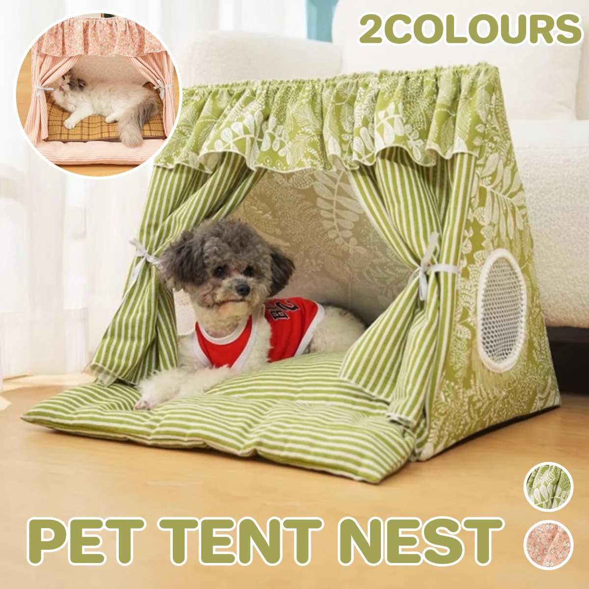 Comfortable Cat Tent Pet Bed for Dogs and Cats
