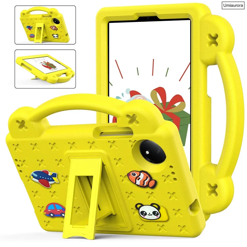 Kids Shockproof EVA Tablet Case with Handle Stand