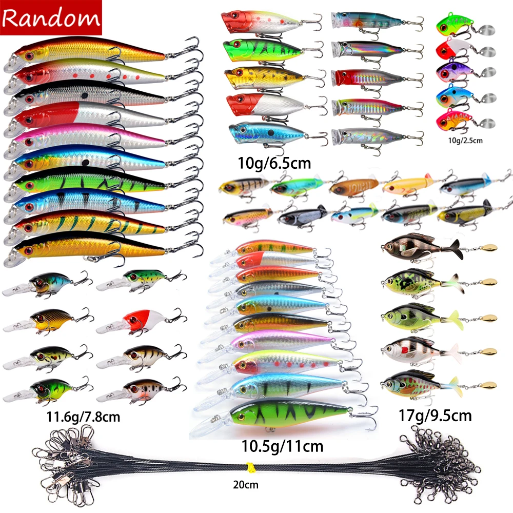 Wobblers Fishing Lure Floating Swing Artificial Bionic Crank Lures