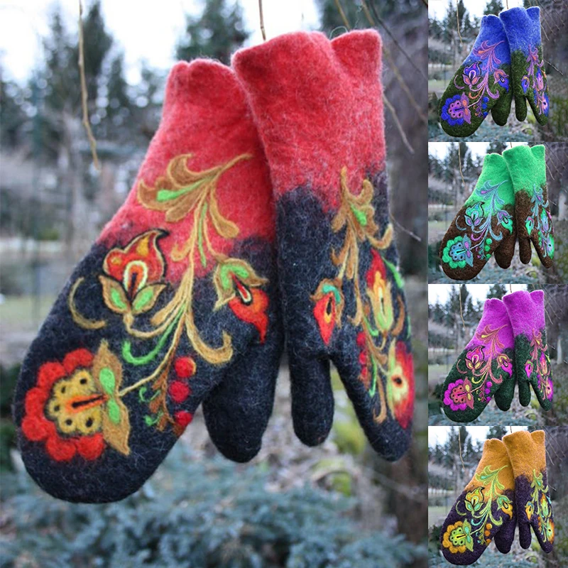 

Christmas Gift Women Winter Gloves Women Elastic Cuff Cozy Thick Touchscreen Texting Knit Gloves For Men And Women Knit Slouchy