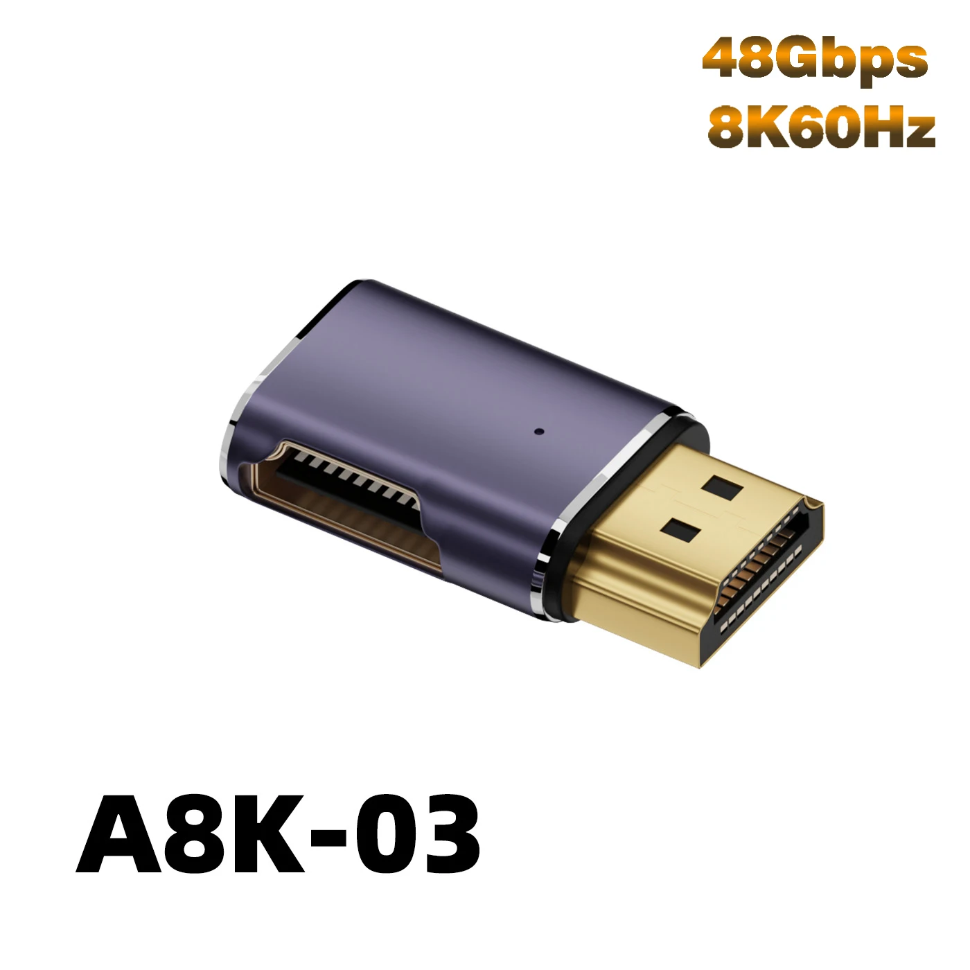 Ultra High-Speed HDMI-Compatible Cable Adapter - 8K60Hz & 4K120Hz, 48Gbps for Screen Extension & Projection