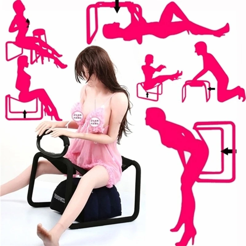 

Sex Chair Pillow BDSM Masturbation Bouncing Mount Stools Boost Weightless Love Position Aid Handrail Toys Couples Adult Games