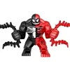 Building Blocks Marvel Transformation Figures Big Goblin Spiderman Iron Man Venom Captain Hawk Deadpool Technic Armor Gift Toys 3