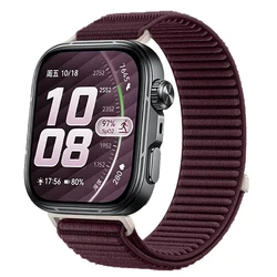 Official Nylon Braided Breathable Strap for Smartwatch Accessories (Plum color)