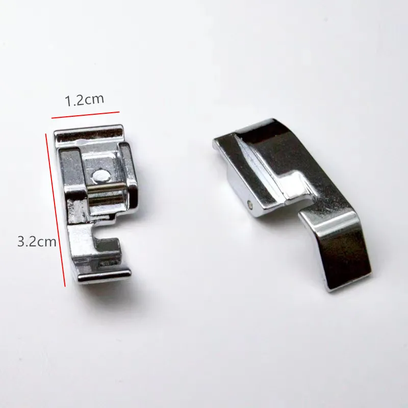 Set Di 5 Piedini Per Macchina Da Cucire Con Cerniera - Compatibili Con Brother, Singer, Janome, In Acciaio Inox - 2