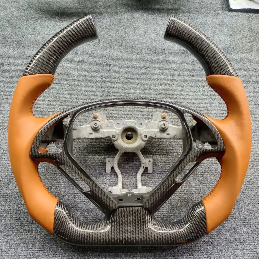 

Real Glossy Carbon Fiber Steering Wheel for Infiniti G37 G G25 G35 EX EX35 EX37 Q40 Q60 QX50 FX35 FX37 Q70 ESQ Customized