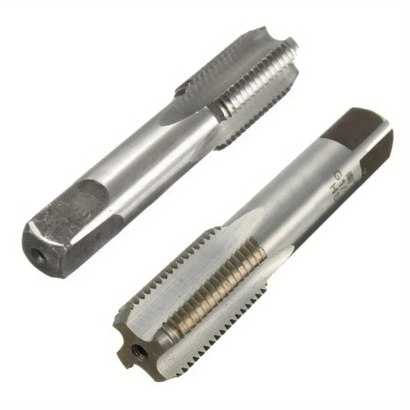 스레딩 툴 세트 1개 HSS 테이퍼 파이프 탭 G1/8 G1/4 G1/2 고속강 핸드 드릴 플러그 탭