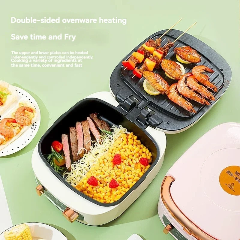 Electric baking pan household double-sided heating new style deepened and enlarged removable washing electric cake cooker 2