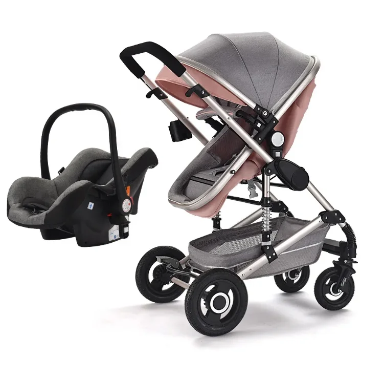 

Luxurious pushchair stroller factory with high quality child baby prams 2021 New arrivals hot mom gifts travel system