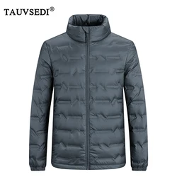 Winter Men Casual Windproof Padded Duck Down Parkas Coat Man Thick Stand Collar Parka Jacket Male Overcoat Outwear Plus Size 6XL