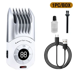 Upgrade Your Haircut Experience: Premium Electric Hair Clipper (WHITE)