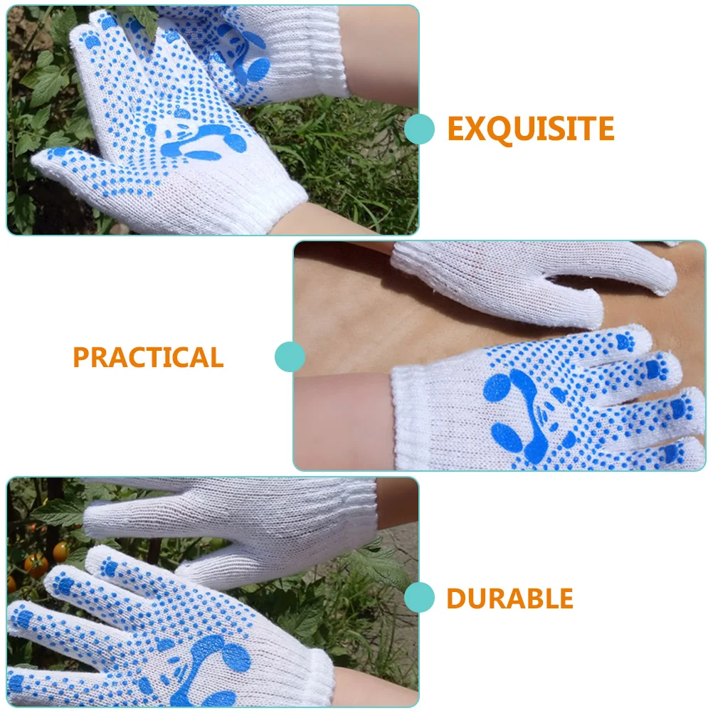 Mittens Kids Children Gloves Hand Protectors Garden Work Gloves Working Kids Gardening Gripper for Children