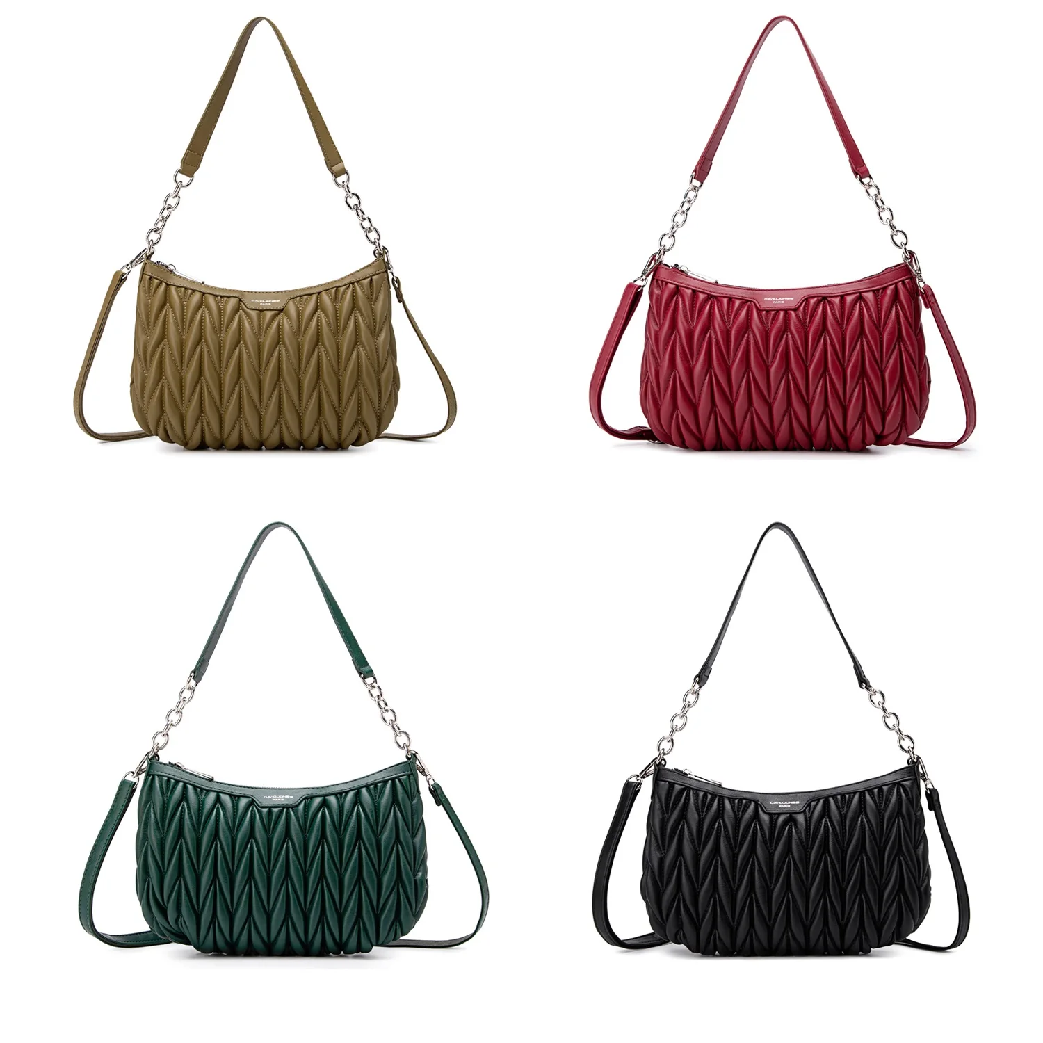 David Jones Fashion Vintage Women's Vintage Handbag Simple and Atmospheric  PU Artificial Leather Daily Versatile Shoulder Bag - AliExpress