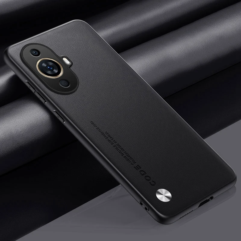 Luxury PU Leather Phone Case with Silicone Protection - Premium Coque Cover