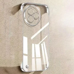 Ultra Transparent Electroplated Frameless Phone Case - Premium Back Shell Protective Cover for Redmi K80 (Clear)