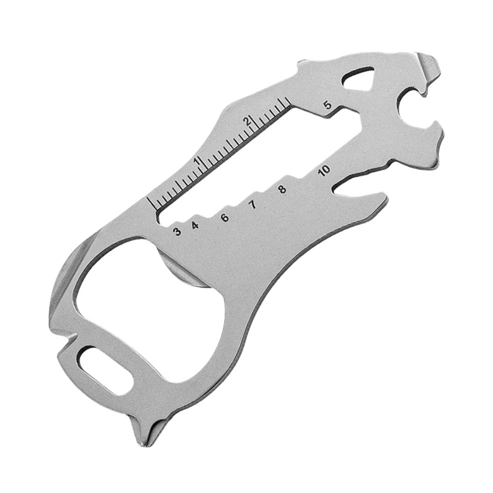 Durable Keychain Multitool 1pc Bike Spoke Key Bottle Opener Gadgets Keychain Multifunctional Multitool Screwdriver Hiking