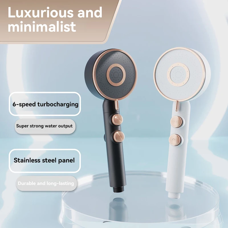 Xiaomi Shower Head High Pressure 5 Modes Water Saving Nozzle Powerful Pressurized Spa Handheld Showers Bathroom Accessorie shower head handheld shower head