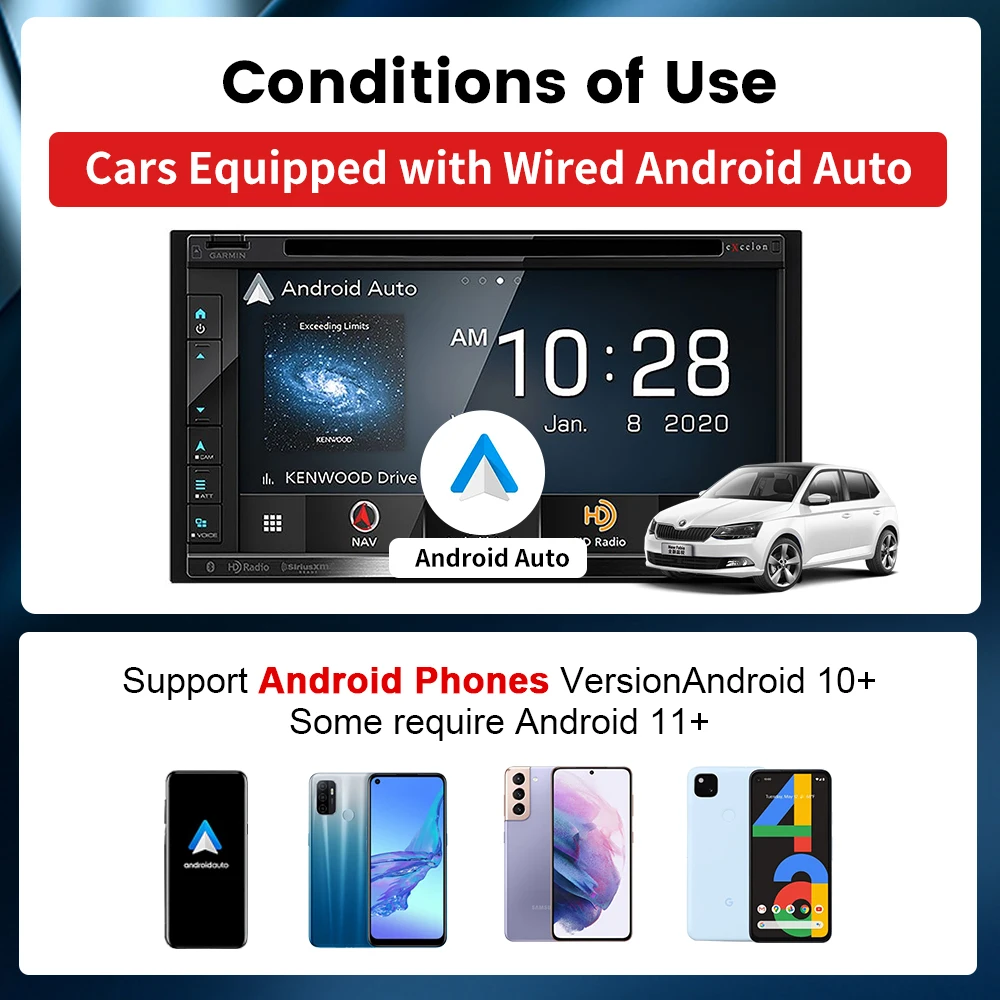 Wireless Car Adapter Android Auto  Adaptador Android Auto Inalámbrico -  A2a Wireless - Aliexpress