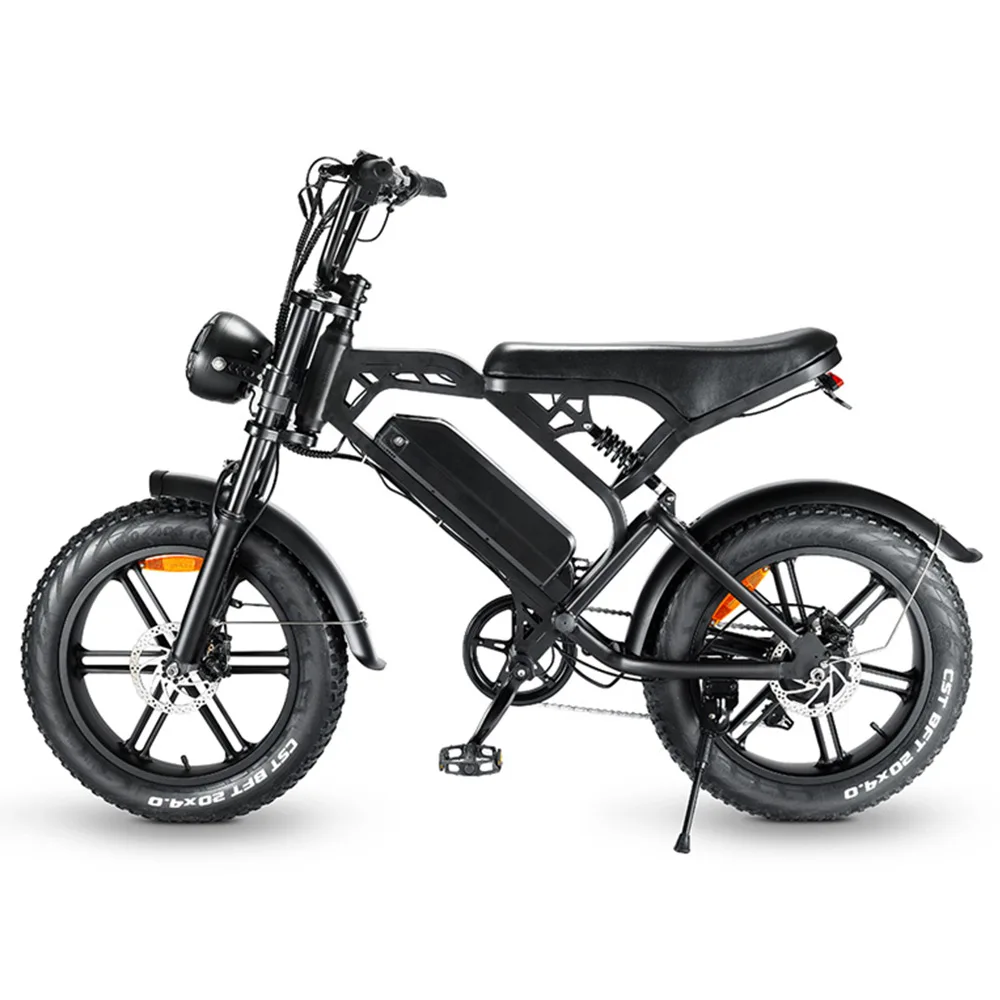 Deren Warehouse Electric City Bike Moto Electrica Hybrid Monopattino Fat Tire Bike Electric Fat