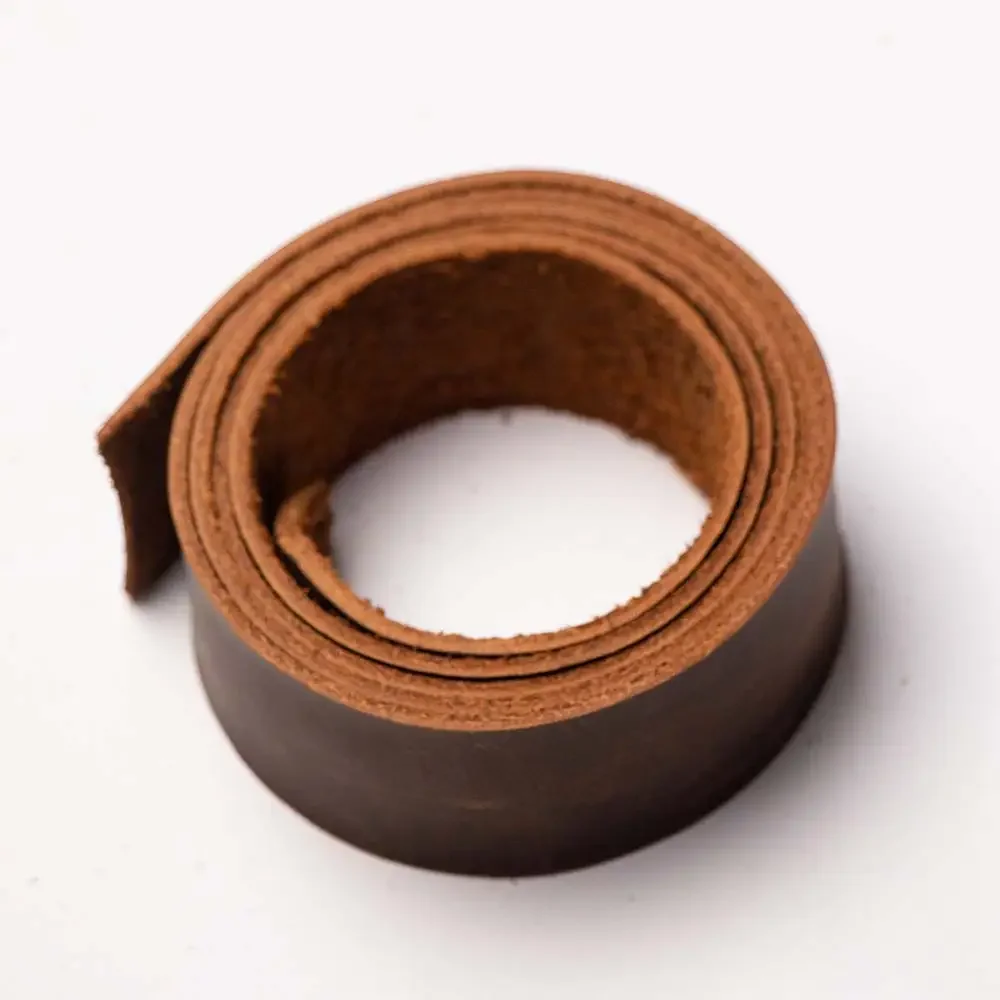 Description Picture 5 of itemjuneTree Cowhide First Layer Leather hides cow skin thick dark brown genuine leather Strip width 1/2/3/5cm