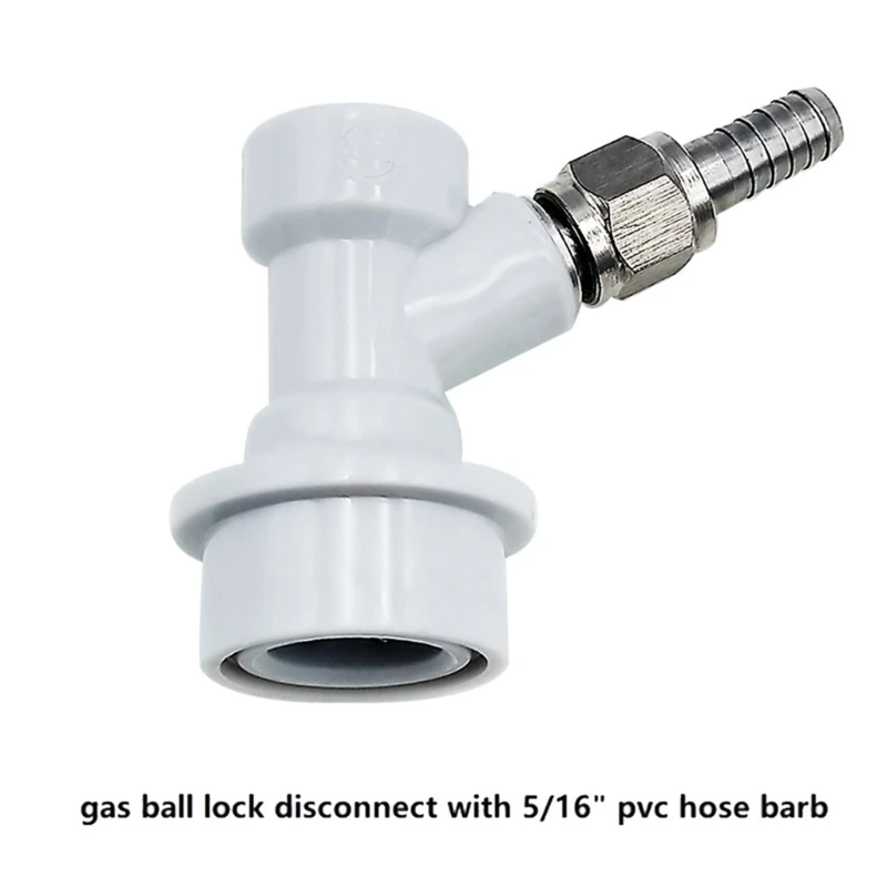 Homebrew Gas Line Assembly 1.5M Gas Hose With Lock Co2 Tube For Sodas Water Carbonated Beer Brewing