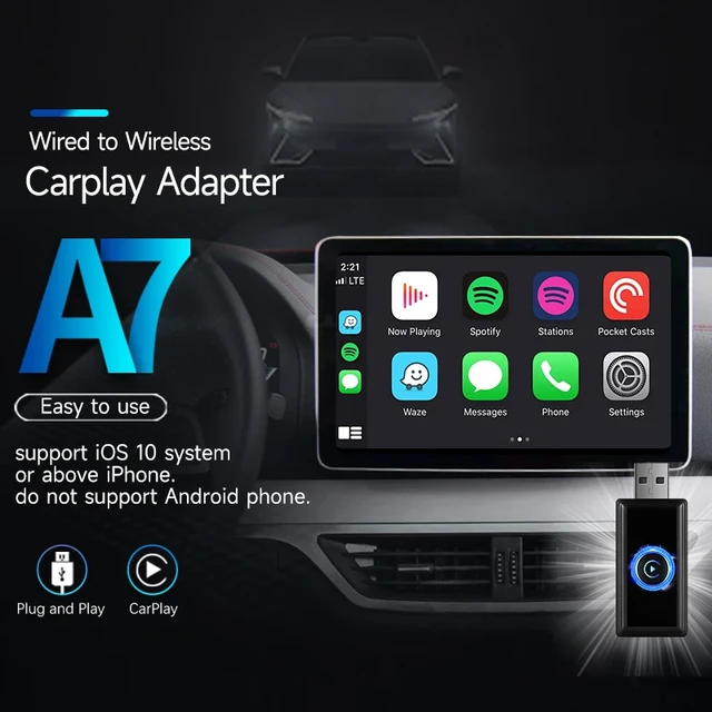 Wireless Car Adapter Android Auto  Wired Wireless Carplay Adapter - Android  Wireless - Aliexpress