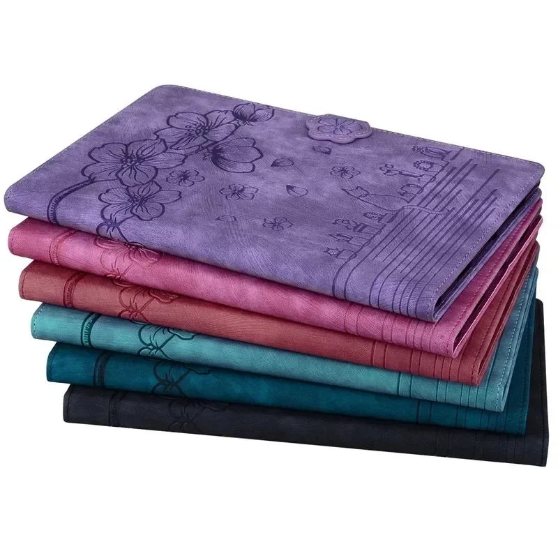 Floral Tree Tablet Case with Card Slots & Stylus Holder - 11.5 Inch