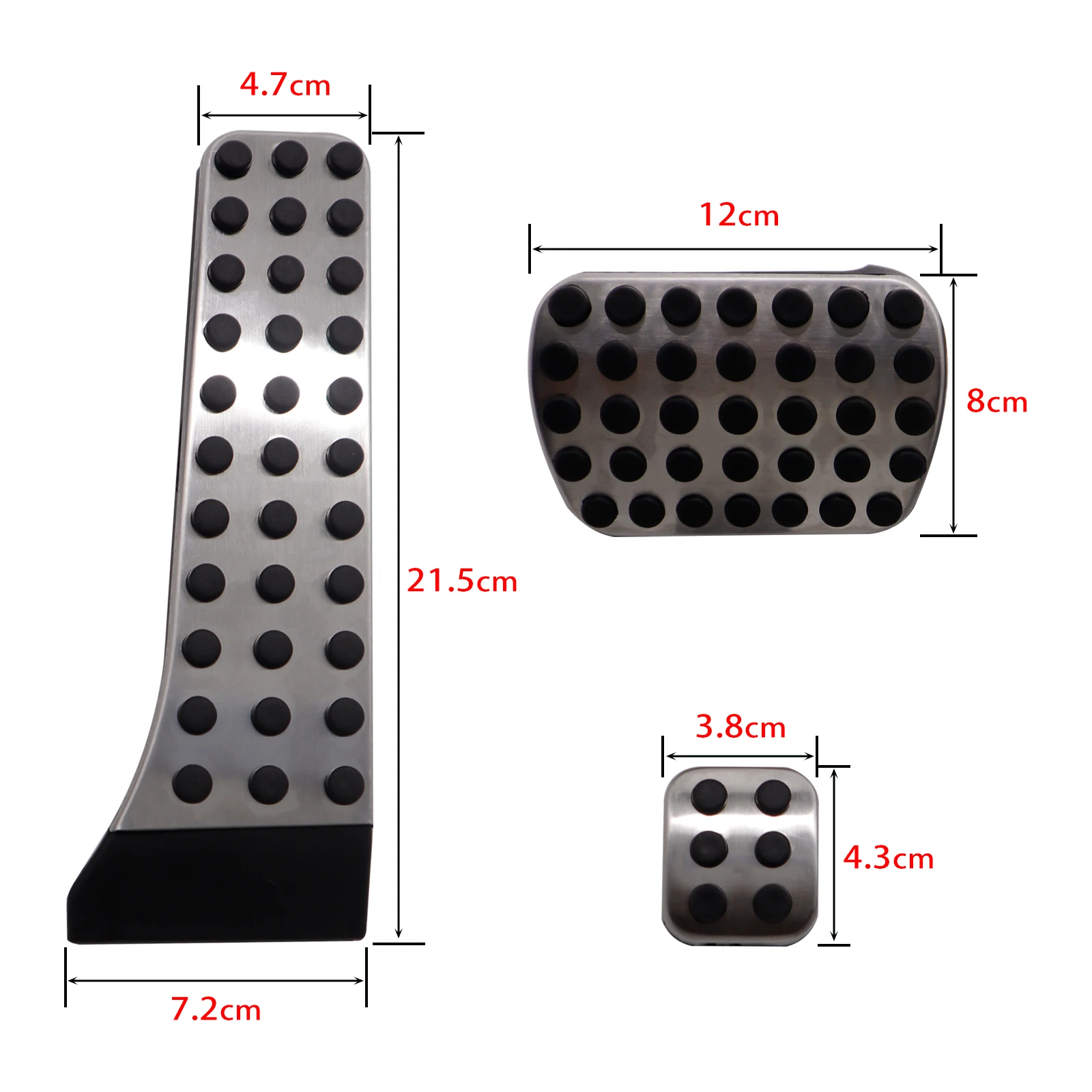 Gas Brake Pedal Pads Cover For Mercedes Benz W203 W204 W205 W21 W211 W212 C207 W220 W221 W222 C219 C218 C208 X204 R170 R171 R231