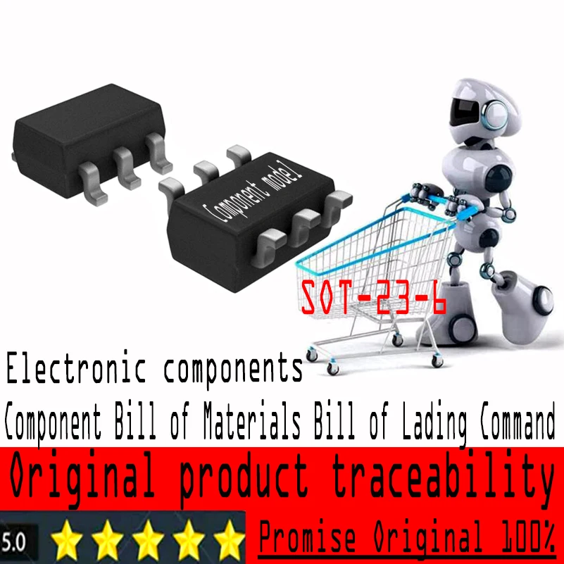 

New original imported SN74LVC1G3157DBVR, analog switch, SPDT, 15 ohms, 1.65V to 5.5V [SOT-23-6]