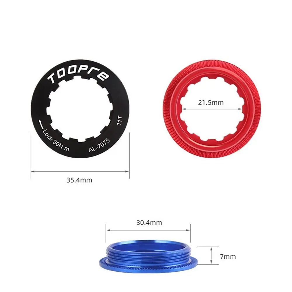 Bike Cassette Mountain Bike Flywheel Lock Ring Flywheel Locking Ring 11T Cassette Sprocket Cover Sprocket Locking Cover