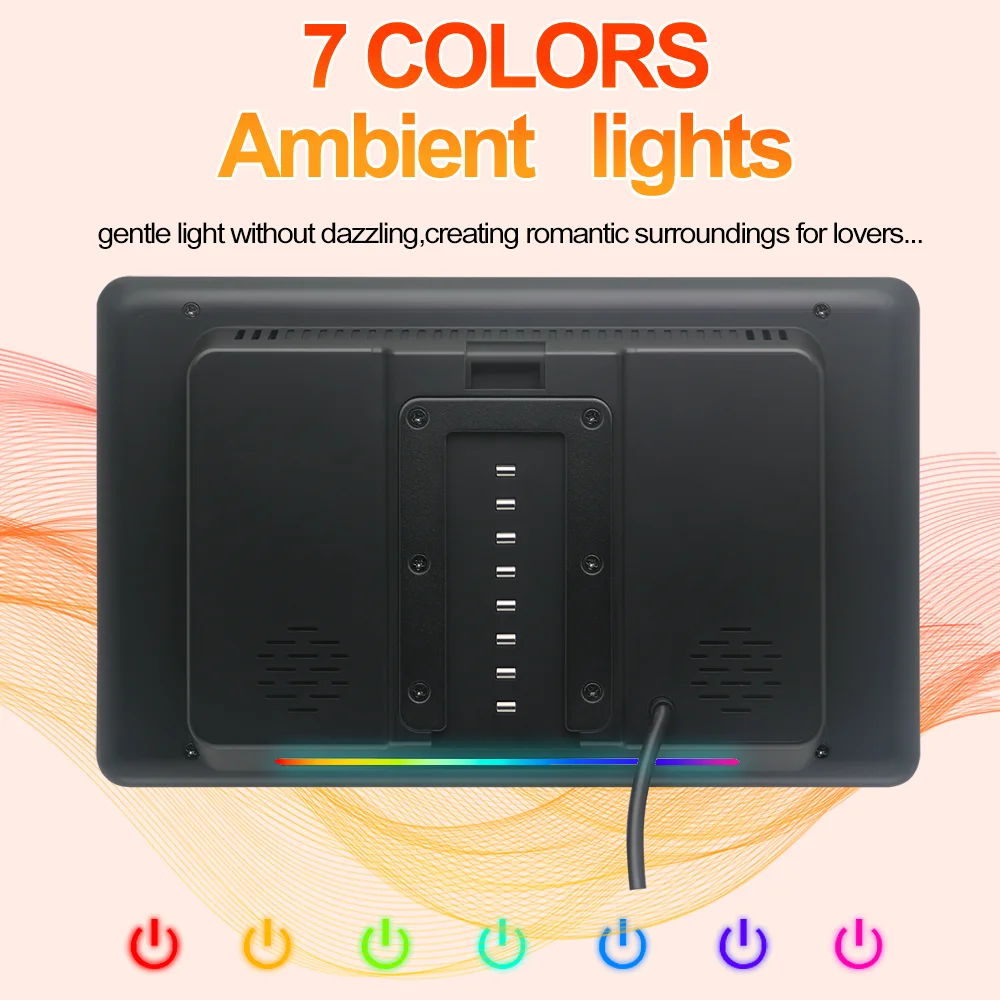 Incell 10.1 "أندرويد 13 سيارة مسند الرأس رقيقة جدا...