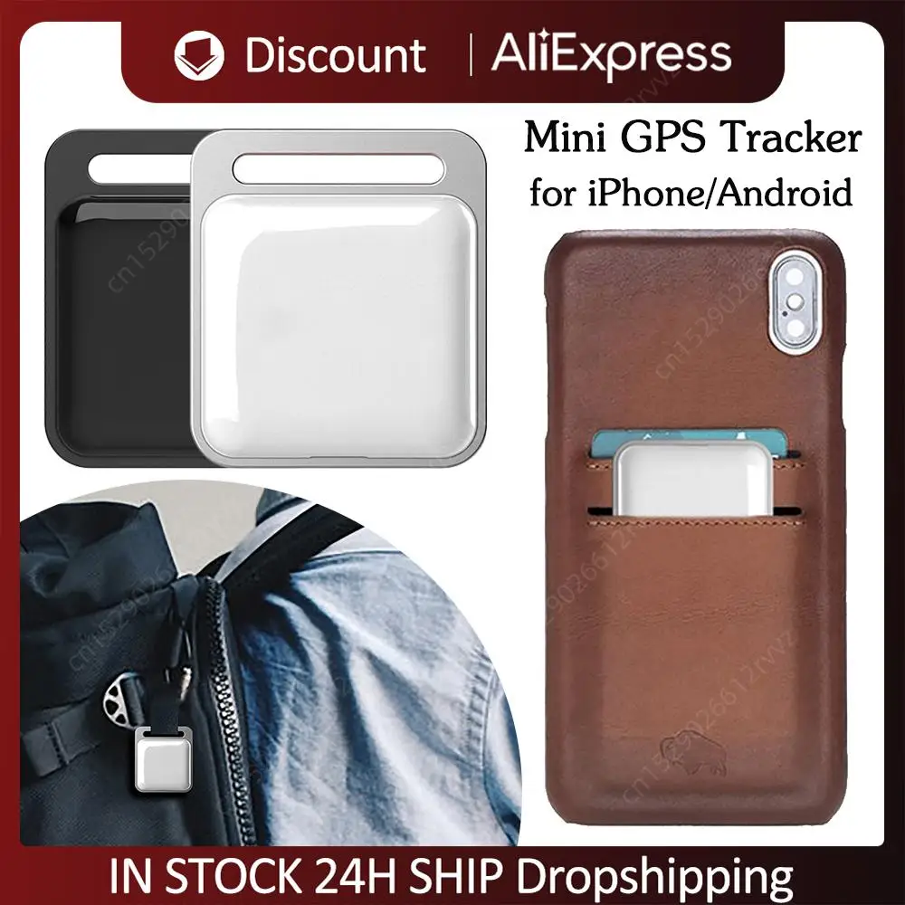 Wireless Mini GPS Tracker Anti-lost Alarm Key Bag Wallet Finder APP GPS Record Smart Tag Bluetooth-compatible for iPhone/Android