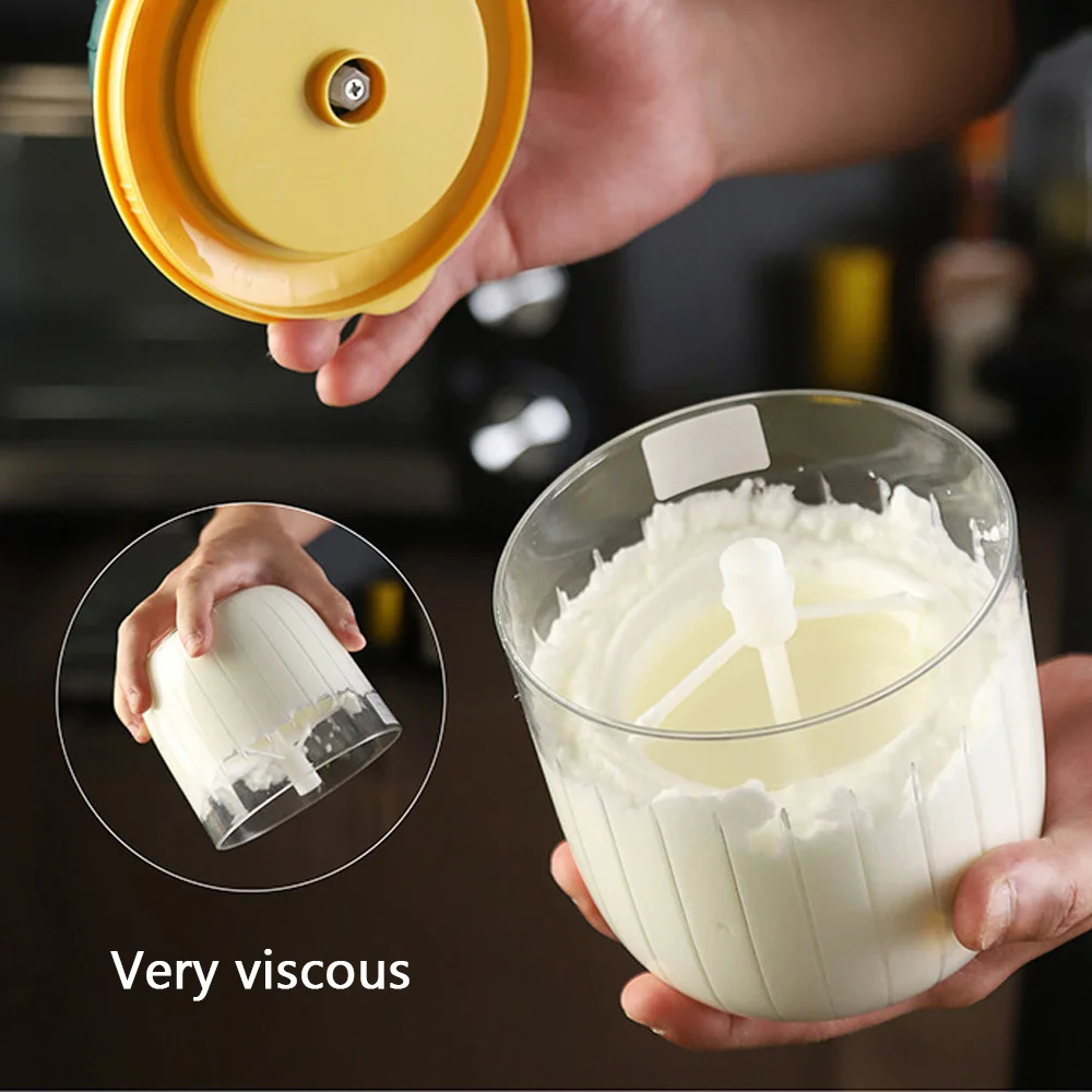 Electric Mixer Ultra-Large Capacity Whisk Egg Beater Control Kitchen Blender USB Wireless Kitchen Automatic Frother Foamer