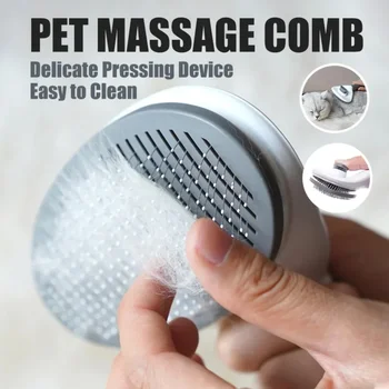 Dog & Cat Brush, Self Cleaning Slicker Brush Short and Long Hair, Shedding Grooming Brush To Remove Loose Hair, Mats 2