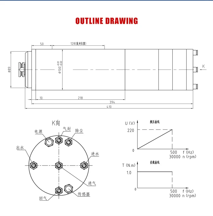 HDL ATC 스핀들 ISO25 3kw CNC 라우터 스핀들 모터 밀링 모터 자동 공구 교환 ATC 스핀들 (강철 금속 밀링용)