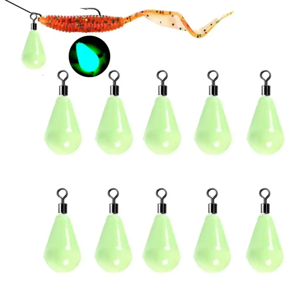 

11g-35g Luminous Wrapped Pendant Drop-shaped Olive Lead Drop Olive Pendant Containing Lead Luminous Night Fishing