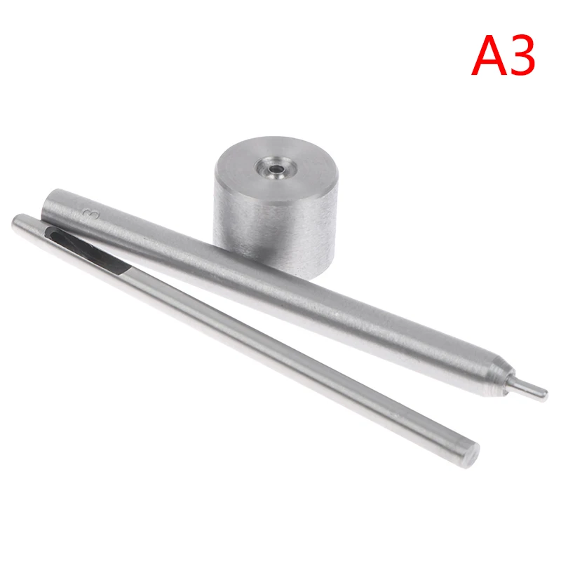 3 Teile/los Mini Ösen Tülle Installation Stanzen Werkzeuge Für 1,5mm 2mm 2,5mm Löcher Puppenhaus Kleidung DIY Teile zubehör – Detail 4