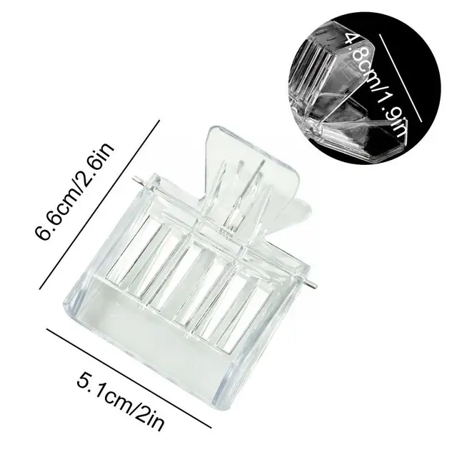 Bee Cage Queen Catcher Színtelen Műanyag Méhészeti Klip Szerszámok Elkülönítő Helyiség Méhész 5Db Ketrec Berendezések Z4M8 - Image 4