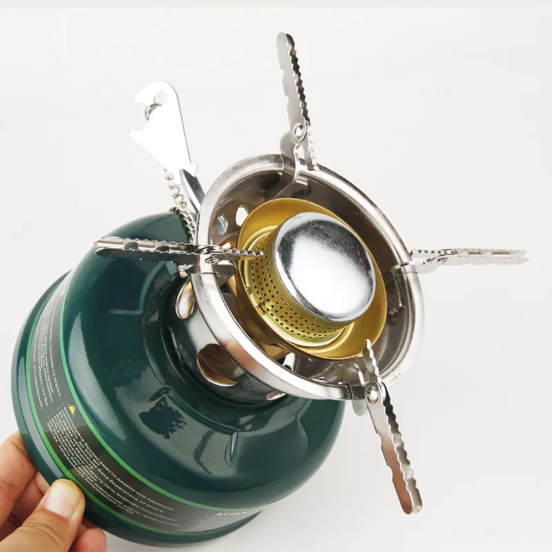 APG Camping Gasoline Stove Oil Stove Burners with Silencer Outdoor Cookware